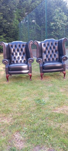 Black queen anne wingback - 2,