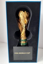 Official Trophy FIFA World Cup gold-plated big replica Pedestal Licensed 21 cm