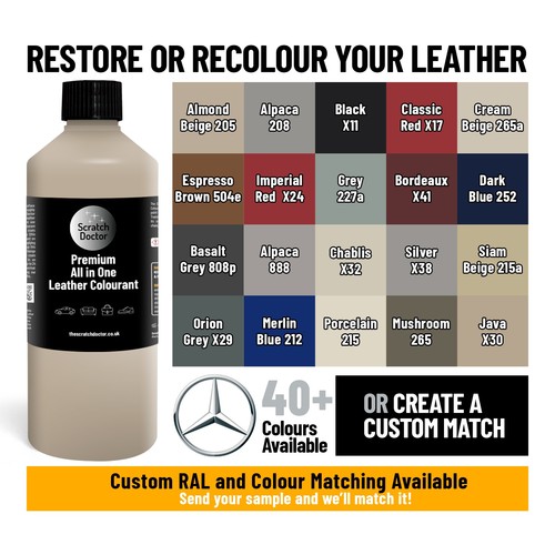 Leather repair paint dye - ,