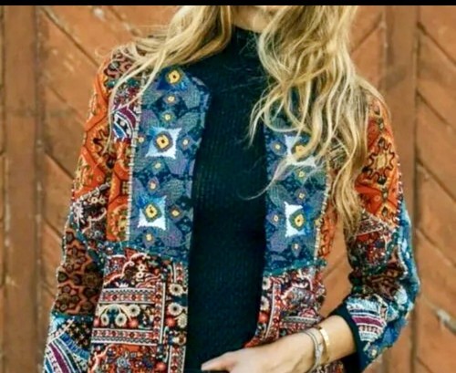 Zara jacket medium cotton - jacket,