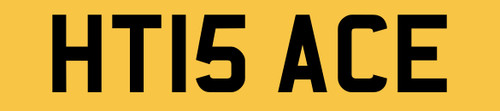 Number plate private - ht,