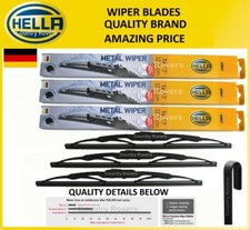 LAND ROVER DEFENDER 90 / 110 WINDSCREEN WIPER BLADE SET 13" FRONT & REAR (HELLA)