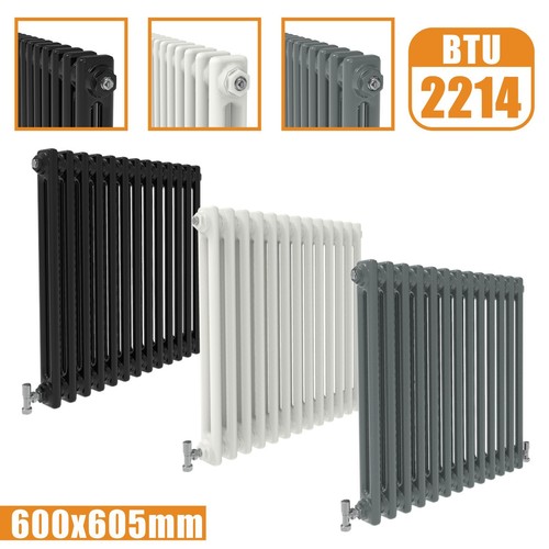White radiator vertical - white,