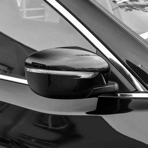 Gloss black side view wing - gloss,