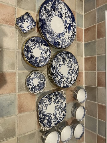 Royal crown derby blue mikado - crown,