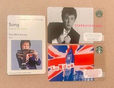 Starbucks Gift Cards. PAUL MCCARTNEY, LONDON, iTunes. Mint. Worldwide shipping.