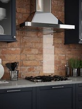 Clear Glass Kitchen Splashback