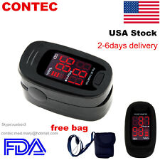 Finger Pulse Oximeter Blood Oxygen Saturation Heart Rate Measuring SpO2 Monitor