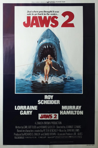 Jaws 1978 original one sheet - one,