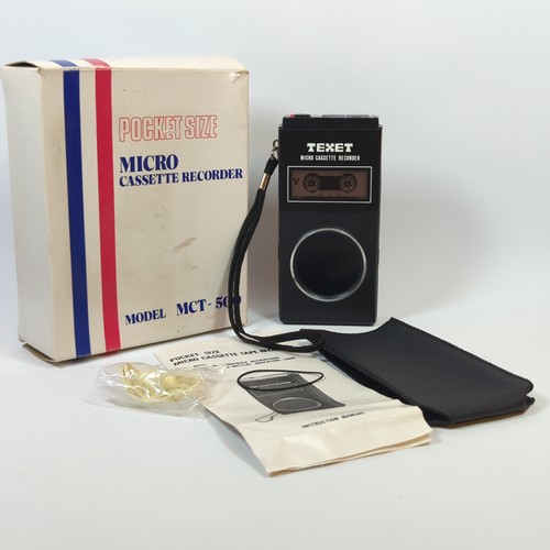 Texet mct 500 micro cassette - texet,