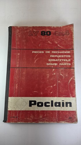 Poclain 4x4 parts - ly,