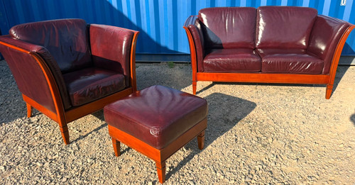 Italian leather modern - italian,