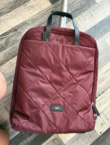 Knomo london burgundy quilted - burgundy,