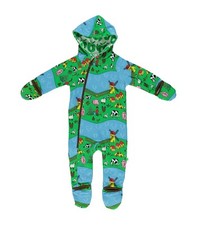 Scandi SMAFOLK Danish organic cotton padded reversible suit size 62 3 months