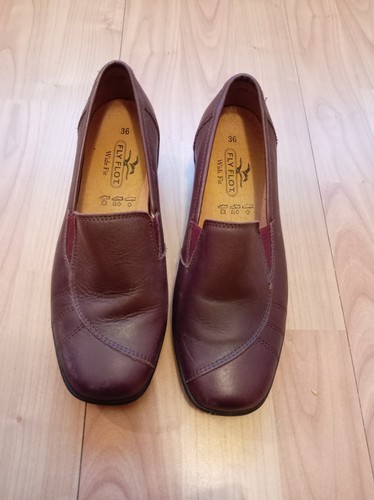 Fly flot burgundy leather - flot,