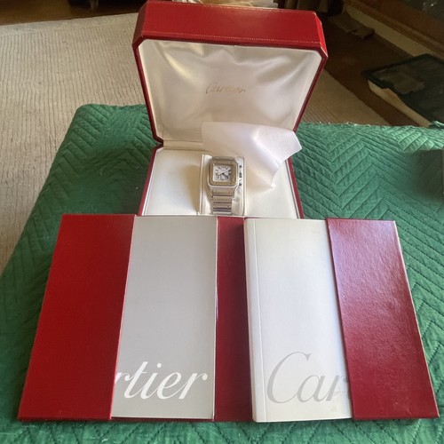 Cartier santos galbee chrono - cartier,