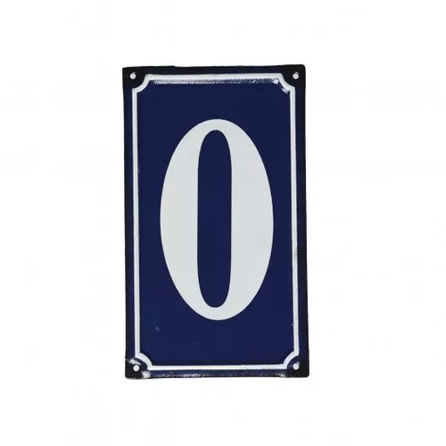 French style metal door number - metal,