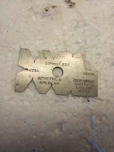 Moore wright 200 machinist - wright,