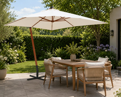 Garden parasol wooden - 3, x