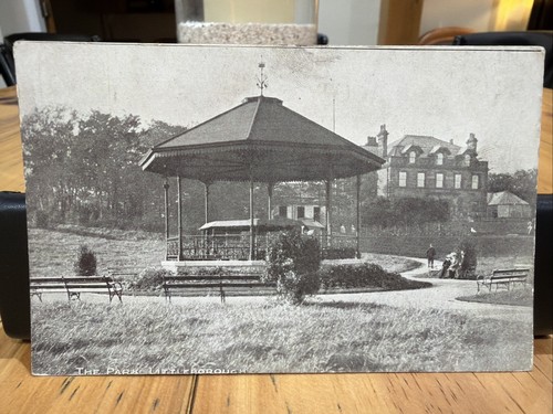 Old postcard bandstand - old, the