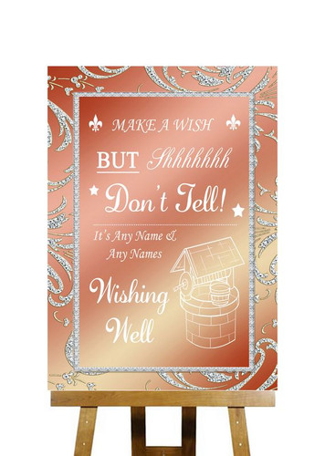 Coral pink wishing well - wishing,