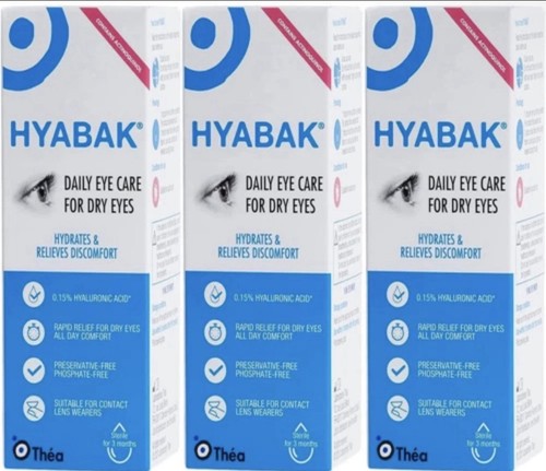Hyabak eye drops - eye,
