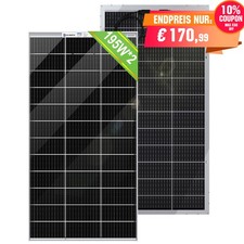 195W*2 12V Bifacial Solar Panel Glass 400W Solar Panel Mono for Solar System