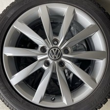 VW Golf VII 7 Dijon 5G0601025K alloy wheel silver 6x17 ET48 rim wheel rim