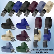 Mens Quick Release Tactical Belt Military Work Hiking Belt Heavy Duty Buckle