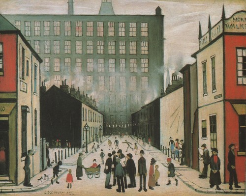 Lowry s street scene - l.s.,