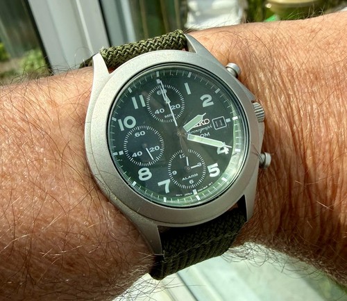 Seiko chronograph watch - seiko, alarm