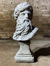Hercules Head Statue Bust Stone Garden Ornament