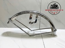 Honda CB350 CB 350 CB400F 61100-377-000 Reproduction Front Fender Chrome Steel.