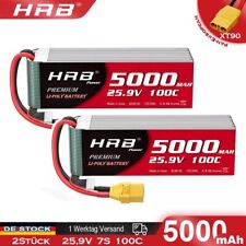 2pcs 25.9V 7S 5000mAh LiPo Battery XT90 for RC Planes, Helicopters, Cars