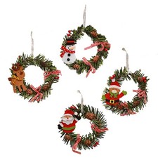 Christmas Wreath Decor Christmas -Door Hanging Pine Cones T1U88912