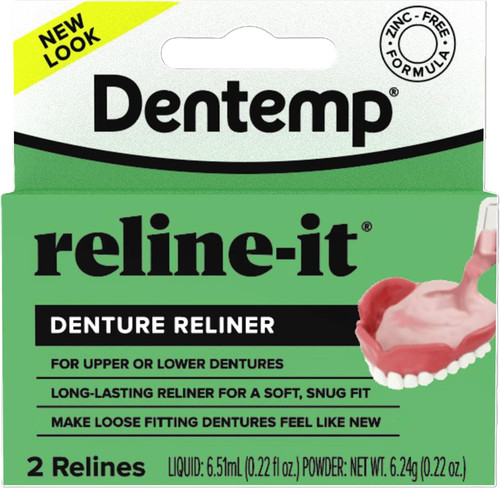 Dentemp reline kit denture - kit,