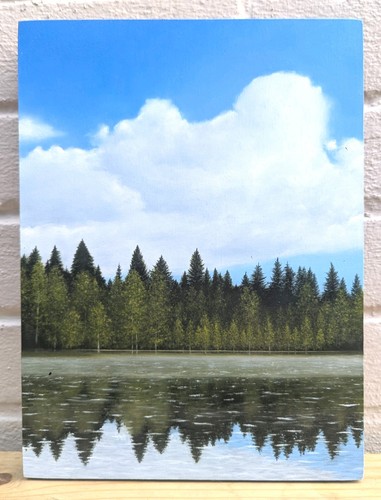 Upon reflection original oil - reflection',