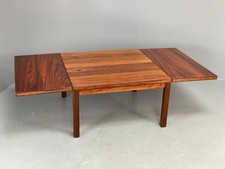 Vintage Danish Coffee Table Square Drop Leaf Extending Gansø Mobler EB10676 MWOO