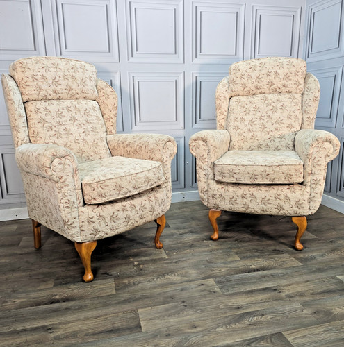 Vintage pair wingback - pair,