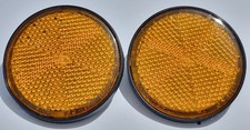 2 x Yellow Orange Reflectors