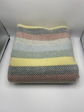 Tweedmill Striped Waterproof Backed Wool Picnic Rug 145cmx145cm