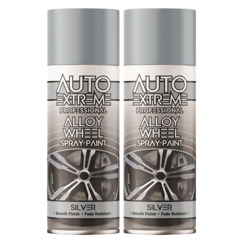 Silver alloy wheel spray - silver,