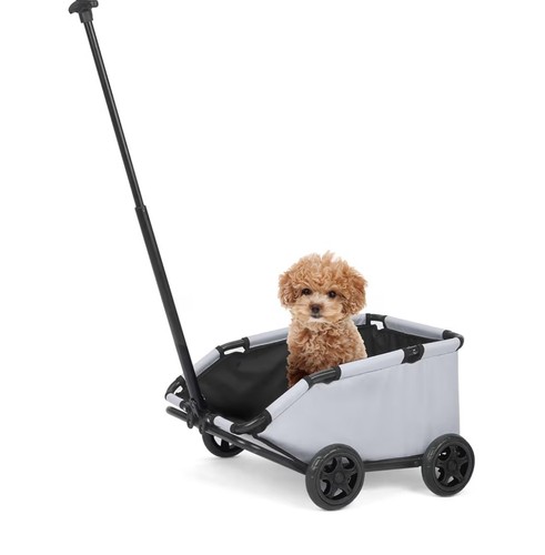 Dog stroller wheels folding - stroller, 4