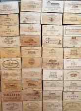 A GENUINE 12 BOTTLE LARGE WOODEN WINE CRATE / BOX  / PLANTER / HAMPER / RETRO!