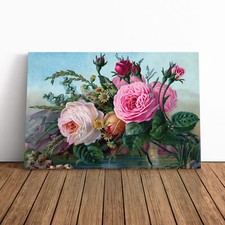 Vintage Floral Flowers Pink