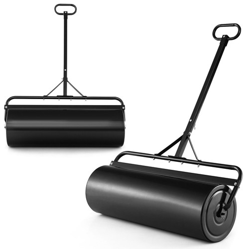Gymax metal lawn roller - metal,