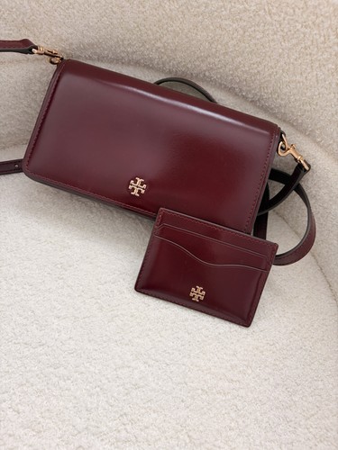 Tory burch burgundy bag - burgundy,