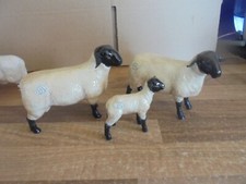 Border Fine Arts Pottery Company Black Faced Ram , Ewe And  Lamb boxed