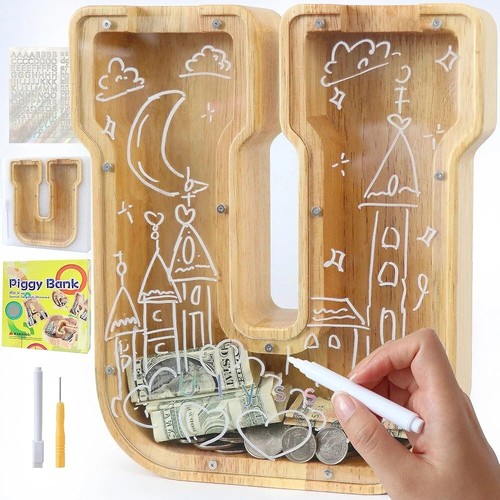 Mikytoper letter money box - u,