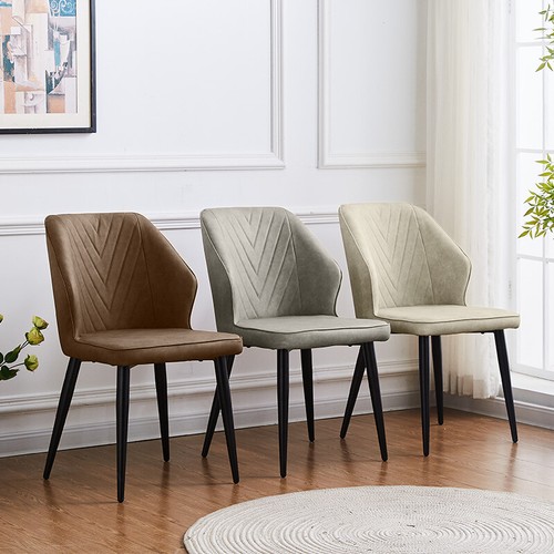 Faux leather dining chairs - 2*,